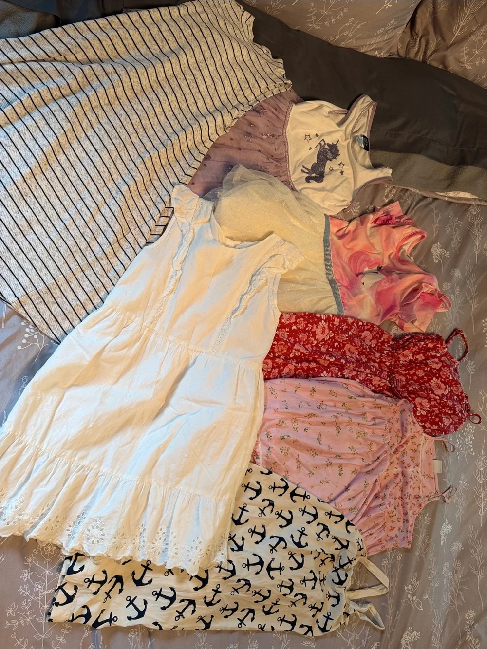 Girls assorted dresses size 8
